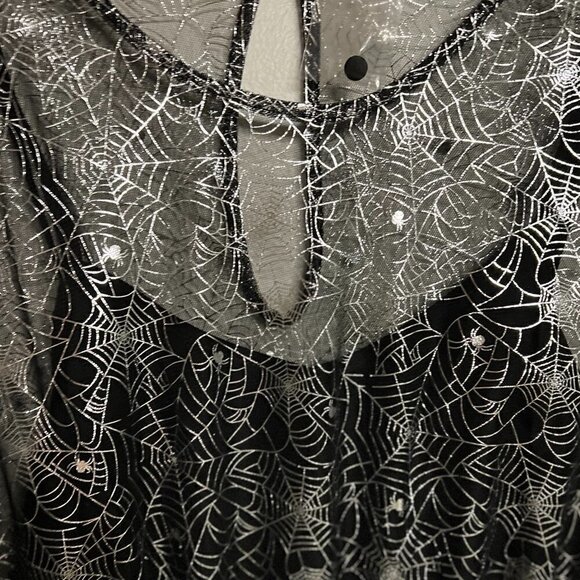 Modcloth Halloween Spiderweb Dress Size M NWT - Picture 9 of 11